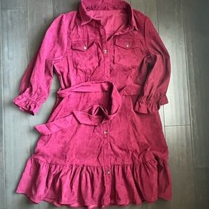 Boutique dress, cranberry color, size XL